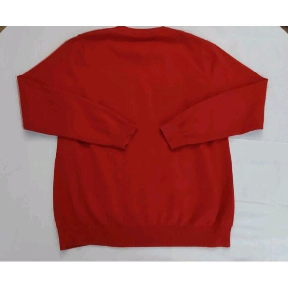 Christmas Sweater Men L/G Red Mossimo Take Me Gnome Red Black - Picture 7 of 8